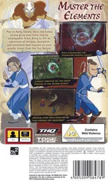 Nickelodeon Avatar - The Legend of Aang (EU) box cover back